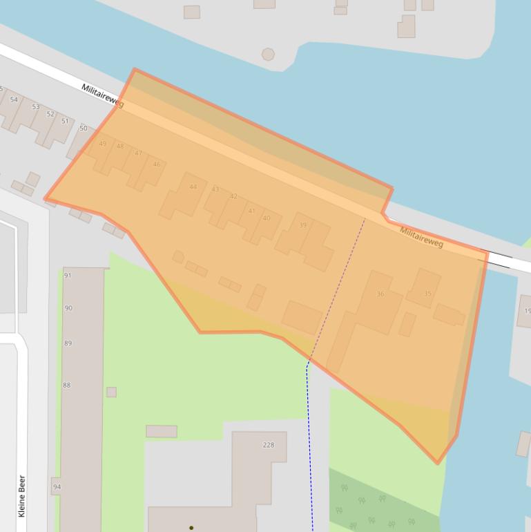 Kaart van postcodegebied 1562HA.