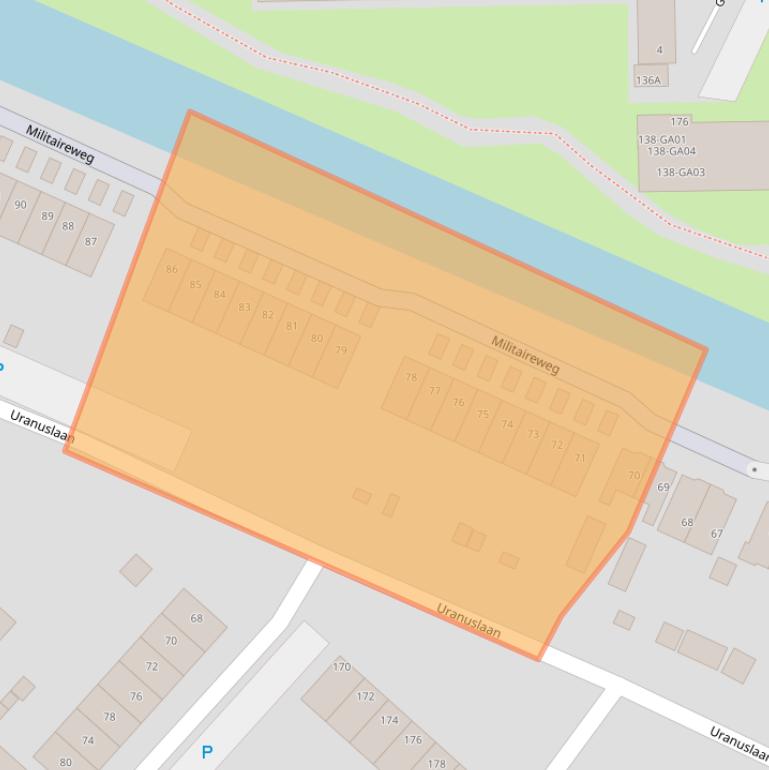 Kaart van postcodegebied 1562HC.