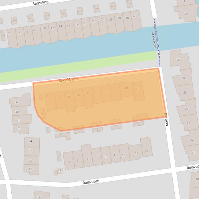 Kaart van postcodegebied 1562KL.