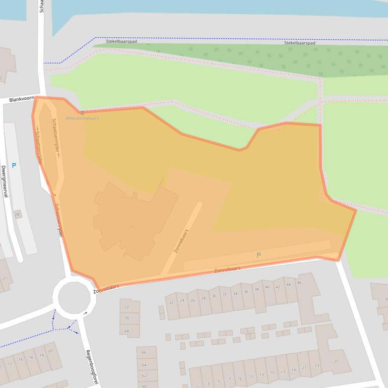 Kaart van postcodegebied 1562KN.