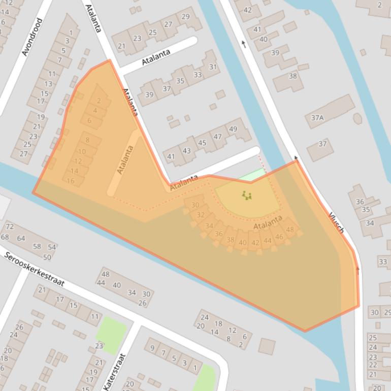 Kaart van postcodegebied 1562LD.