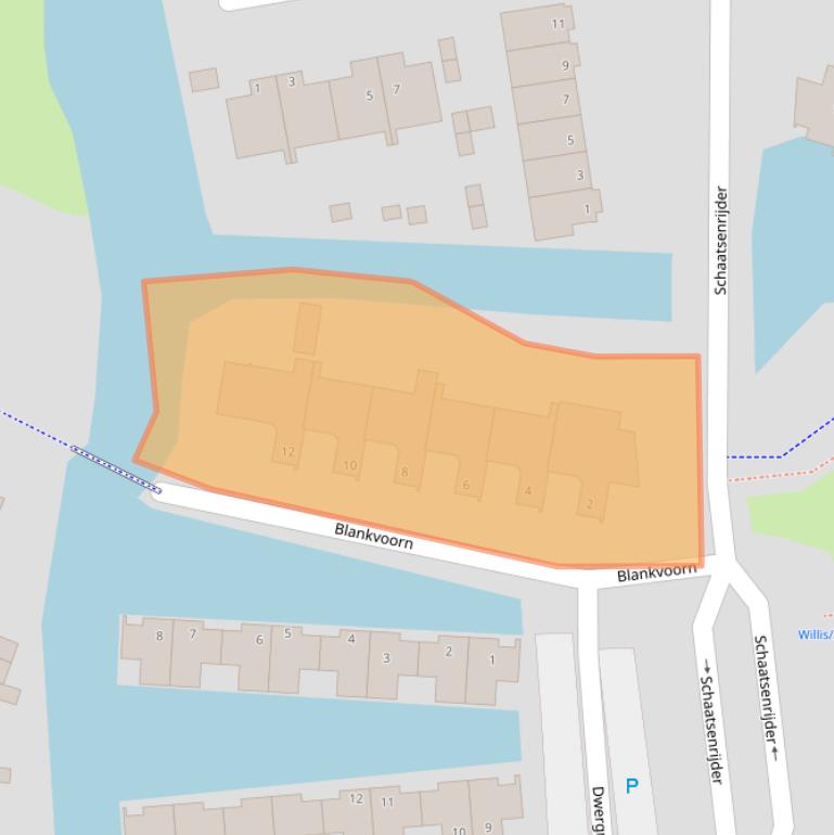 Kaart van postcodegebied 1562LE.