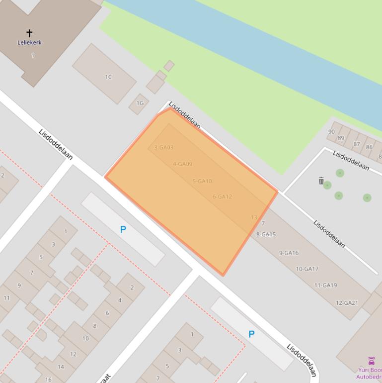 Kaart van postcodegebied 1562SL.