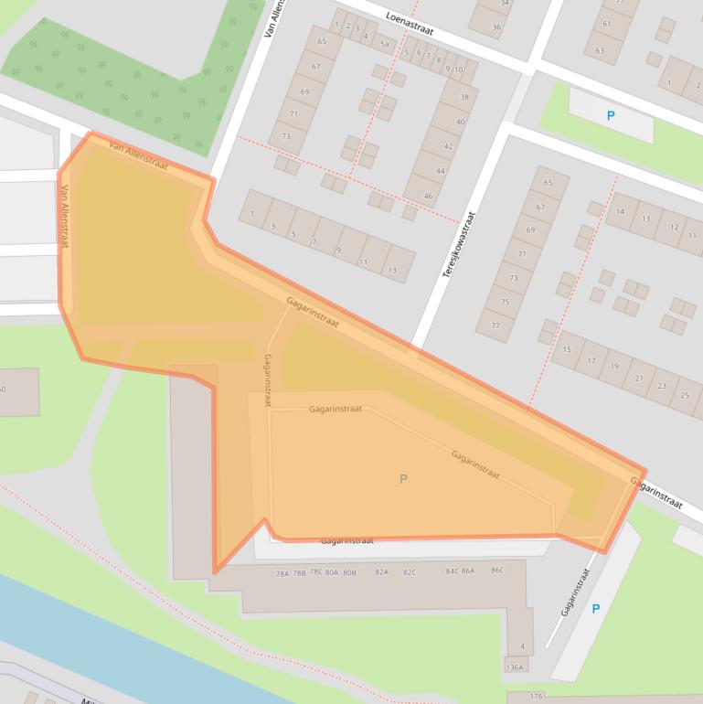 Kaart van postcodegebied 1562TB.