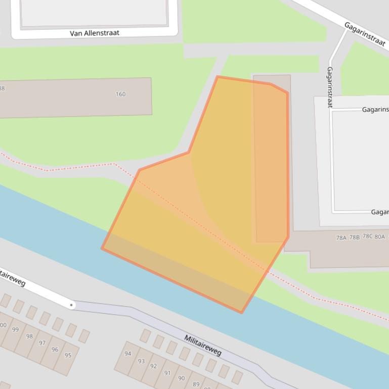 Kaart van postcodegebied 1562TC.