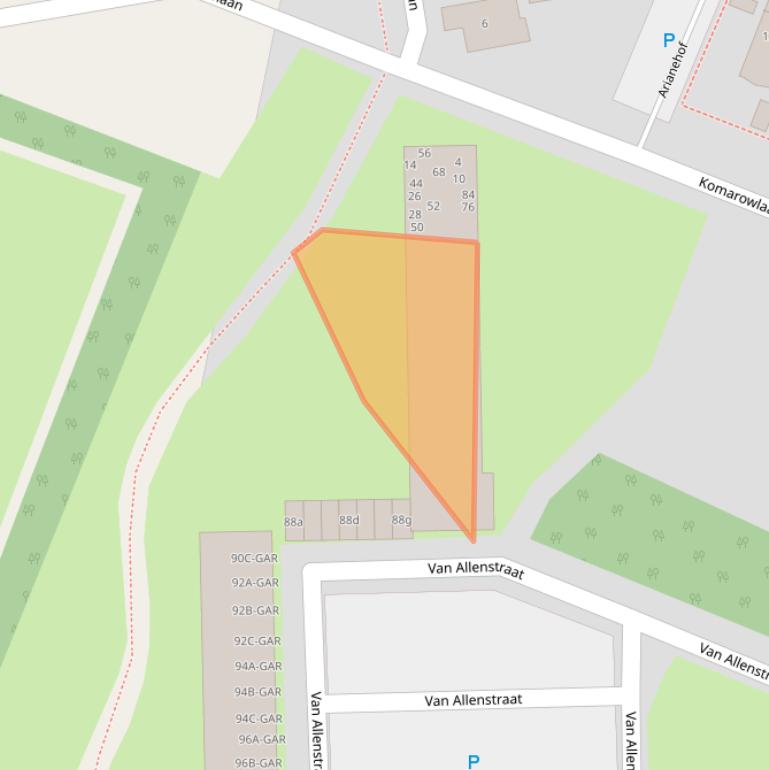 Kaart van postcodegebied 1562TM.