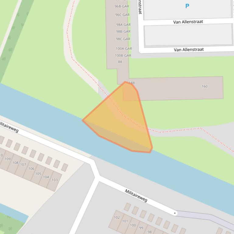 Kaart van postcodegebied 1562TS.