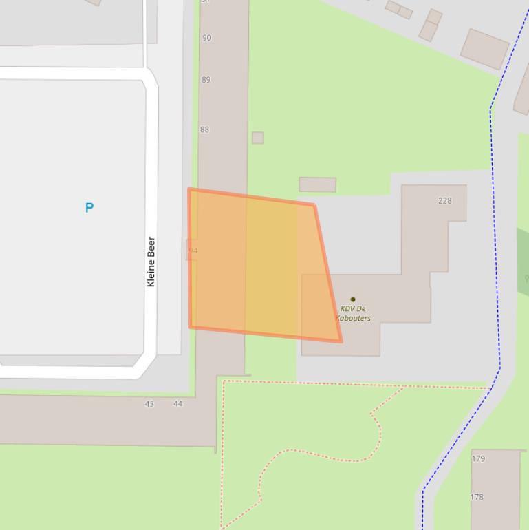 Kaart van postcodegebied 1562VG.