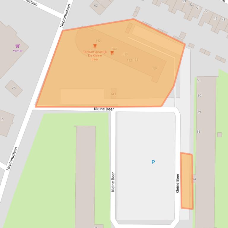 Kaart van postcodegebied 1562VH.