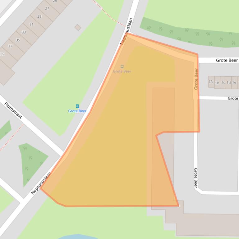 Kaart van postcodegebied 1562VK.