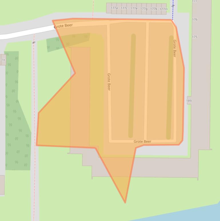 Kaart van postcodegebied 1562VP.