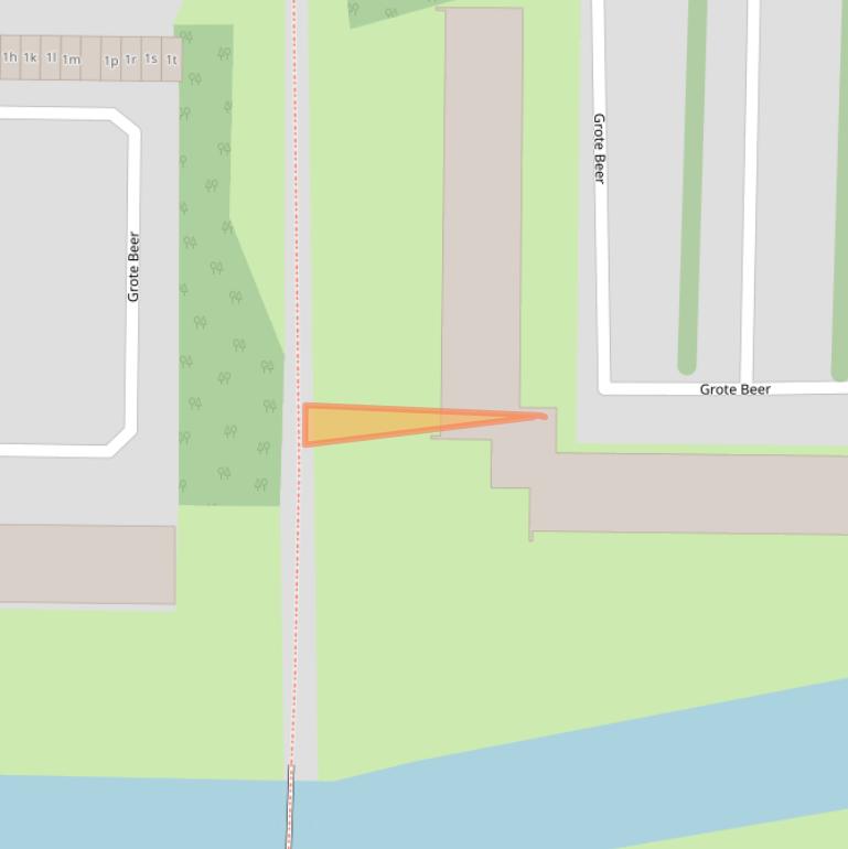 Kaart van postcodegebied 1562VR.