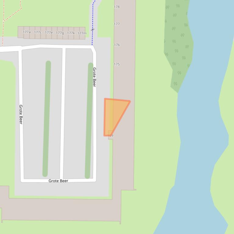 Kaart van postcodegebied 1562VW.