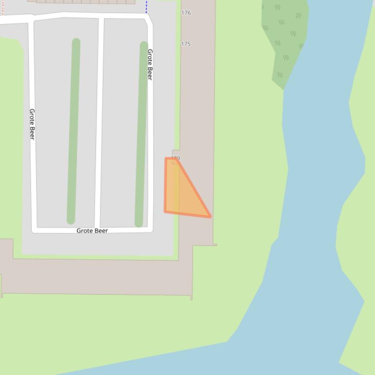 Kaart van postcodegebied 1562VX.