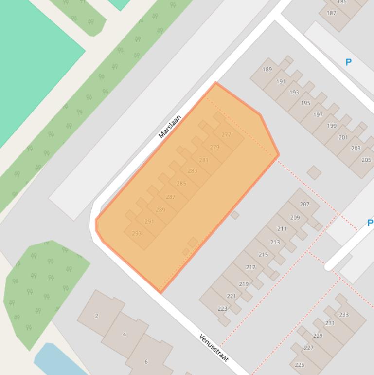 Kaart van postcodegebied 1562WK.