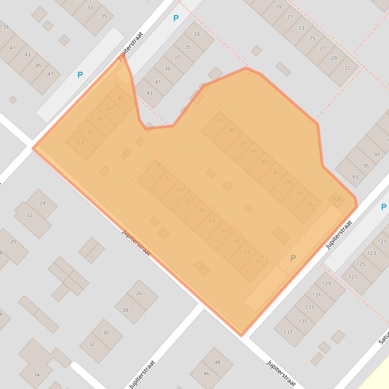 Kaart van postcodegebied 1562WN.