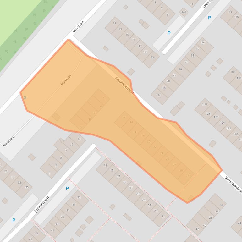 Kaart van postcodegebied 1562WT.