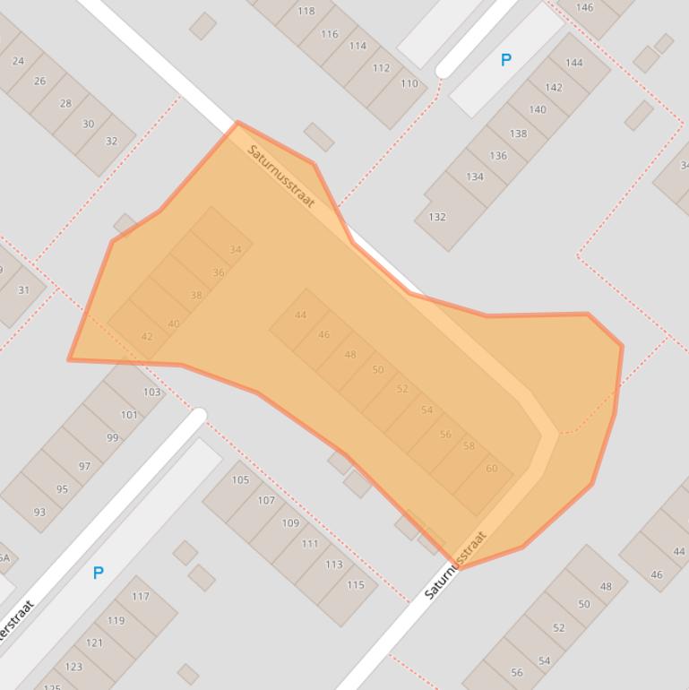 Kaart van postcodegebied 1562WV.