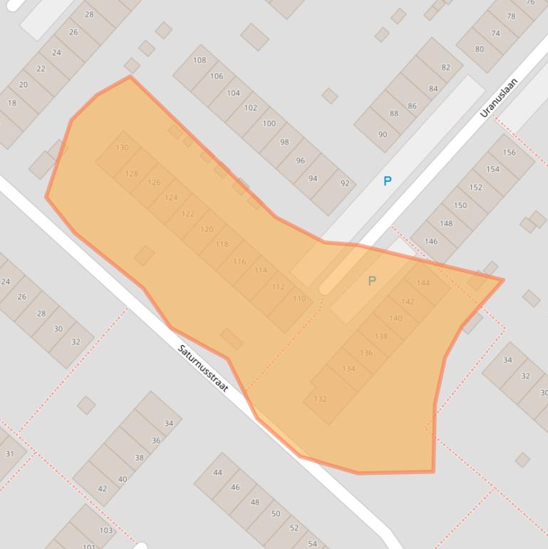 Kaart van postcodegebied 1562XD.