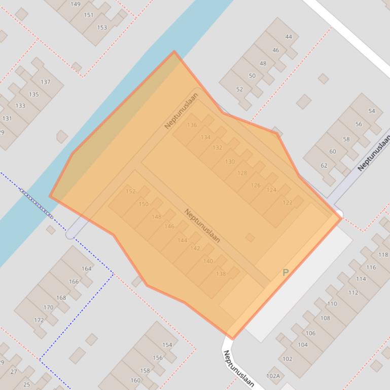 Kaart van postcodegebied 1562XP.