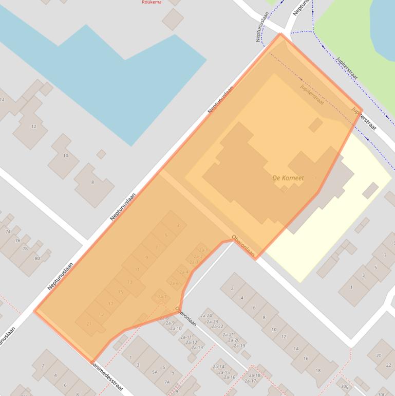 Kaart van postcodegebied 1562XT.
