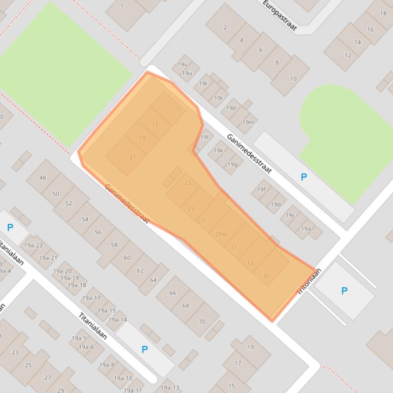 Kaart van postcodegebied 1562ZK.