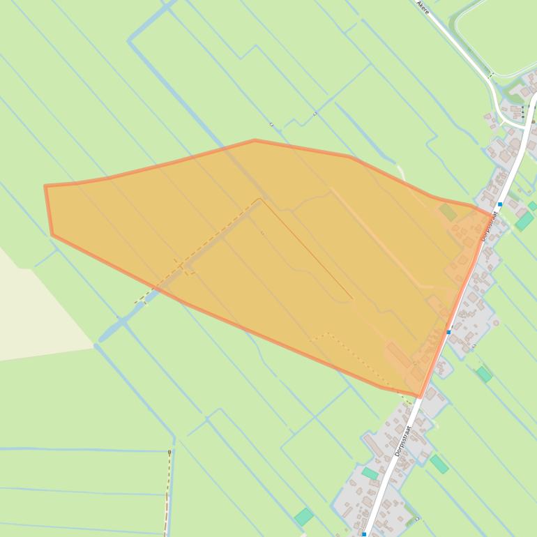 Kaart van postcodegebied 1566AN.