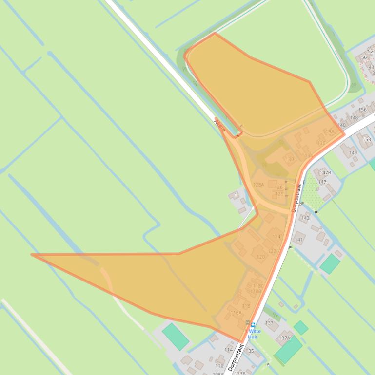 Kaart van postcodegebied 1566AP.