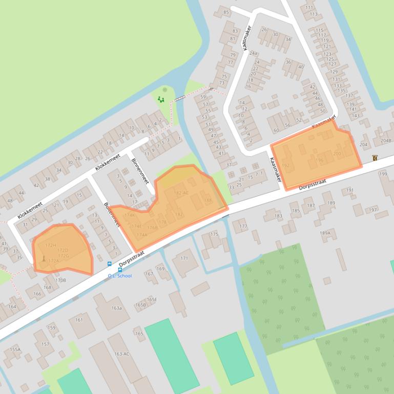 Kaart van postcodegebied 1566AS.
