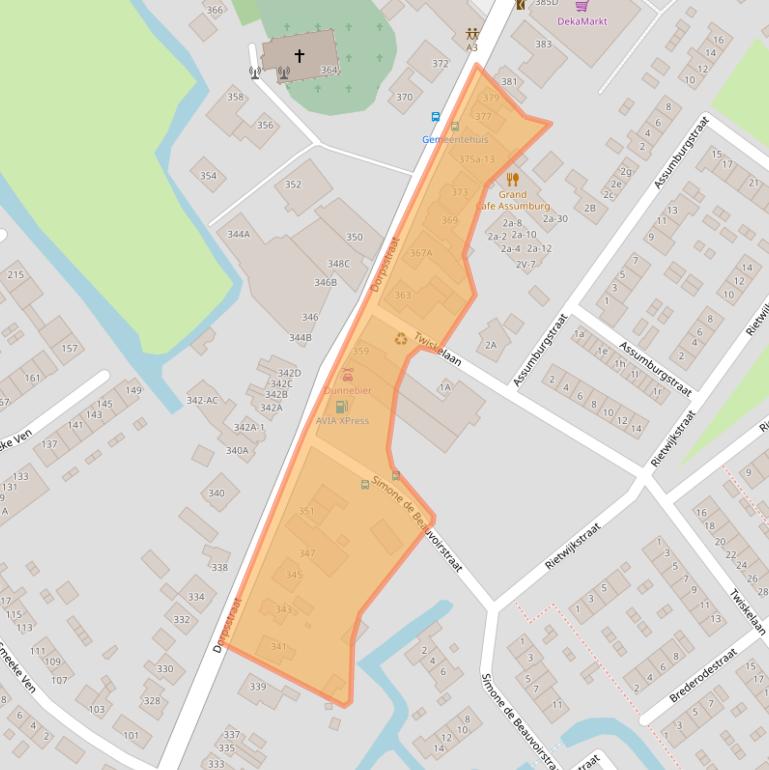 Kaart van postcodegebied 1566BD.