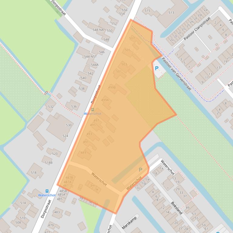 Kaart van postcodegebied 1566BK.