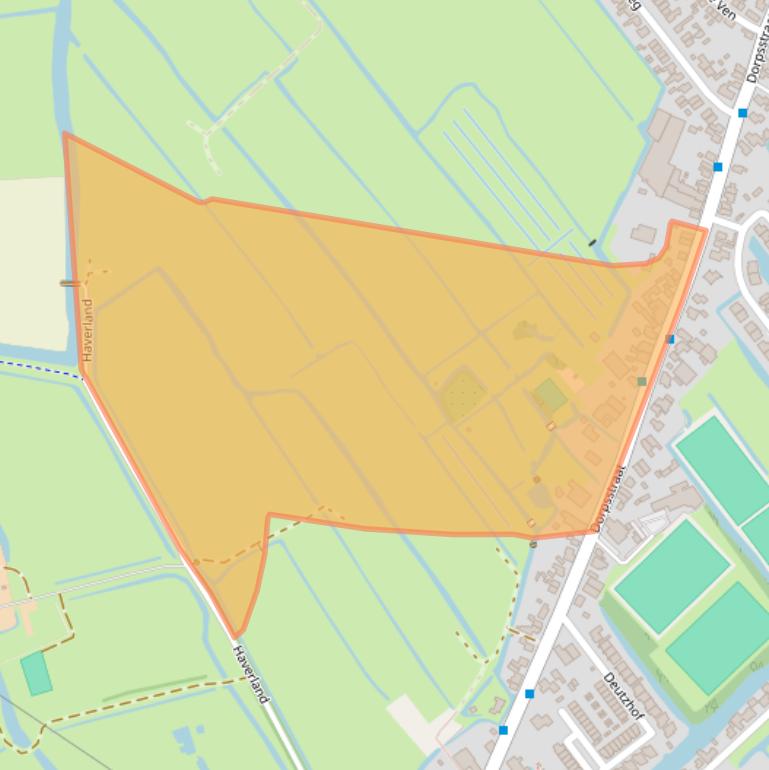 Kaart van postcodegebied 1566BN.