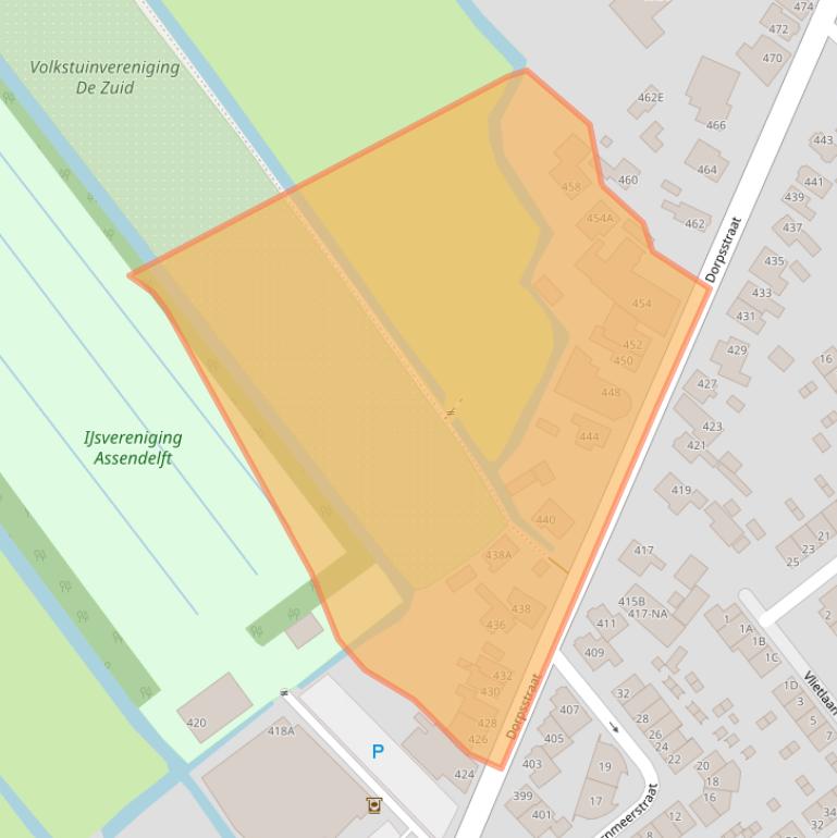 Kaart van postcodegebied 1566BT.