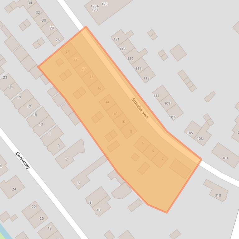 Kaart van postcodegebied 1566CD.