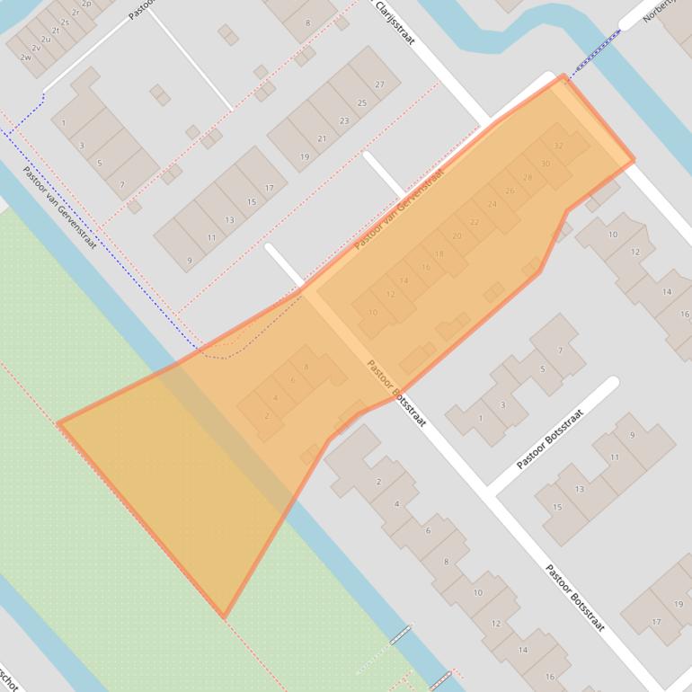 Kaart van postcodegebied 1566DR.