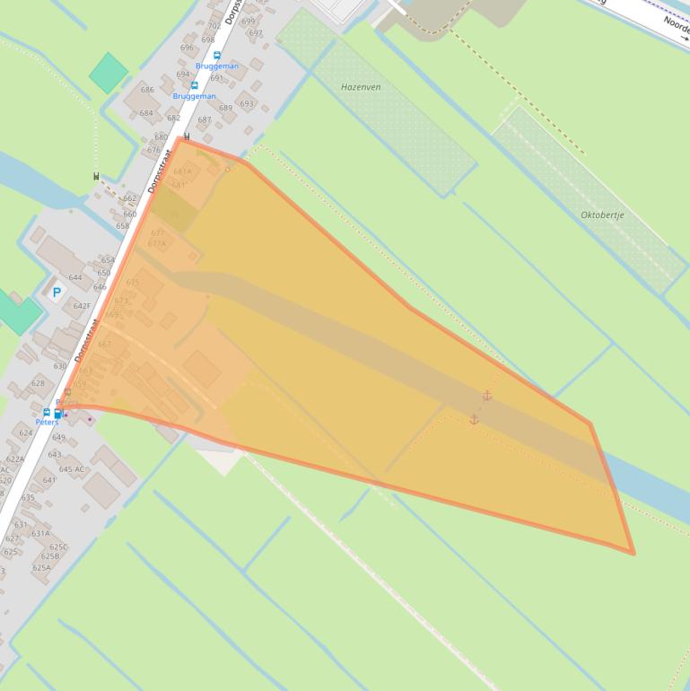 Kaart van postcodegebied 1566EC.