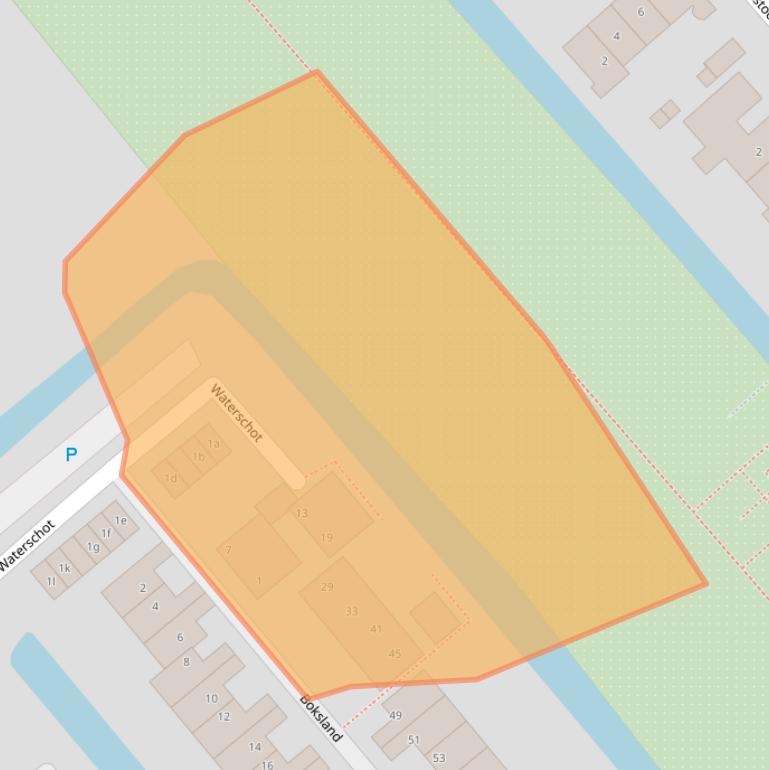 Kaart van postcodegebied 1566GA.