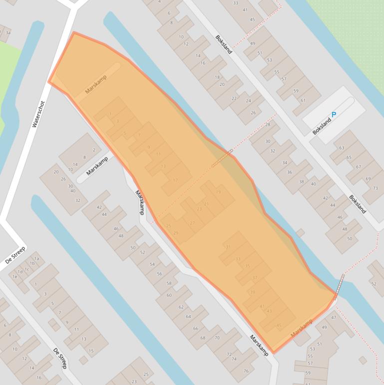Kaart van postcodegebied 1566GE.