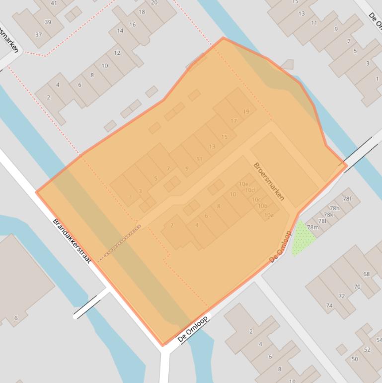 Kaart van postcodegebied 1566GM.