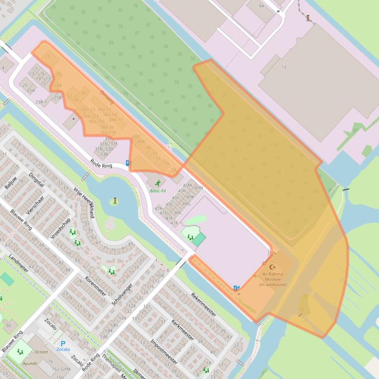 Kaart van postcodegebied 1566HP.