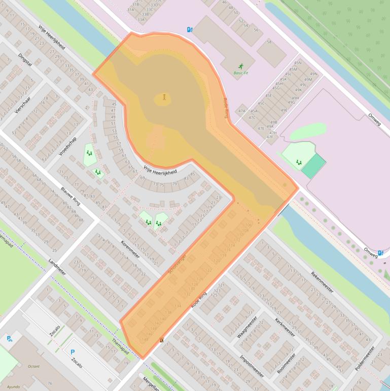 Kaart van postcodegebied 1566HV.