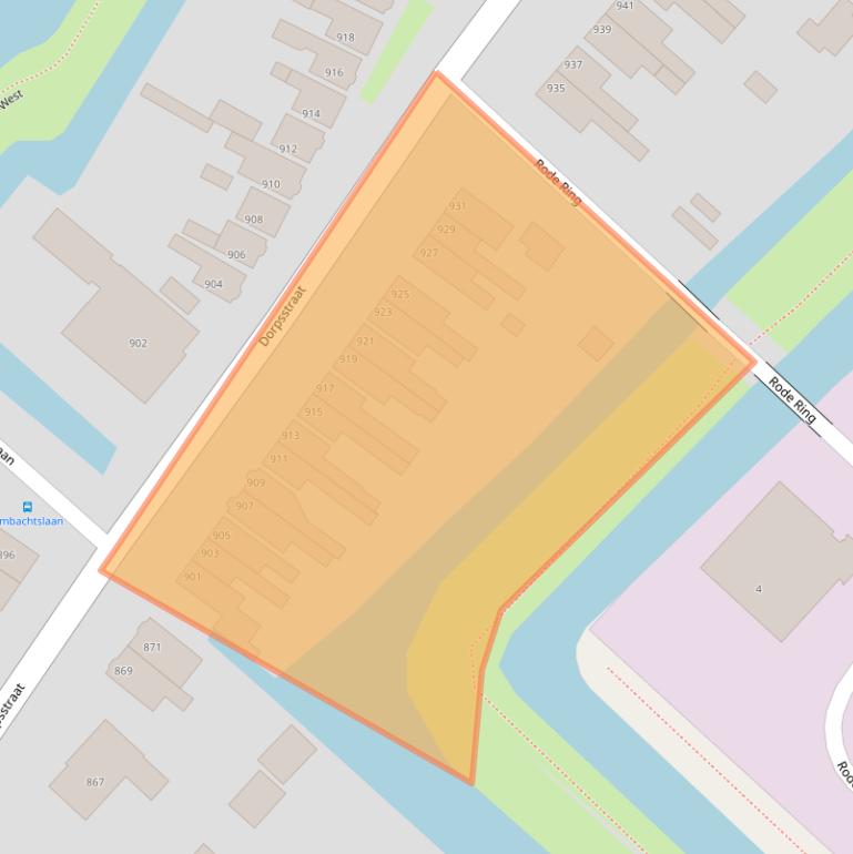 Kaart van postcodegebied 1566JA.