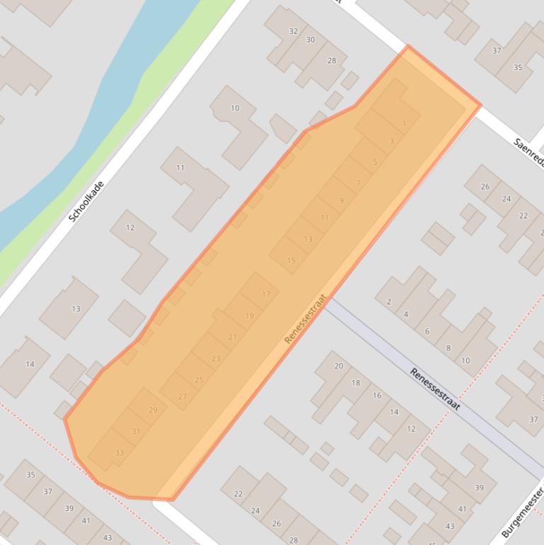 Kaart van postcodegebied 1566KN.