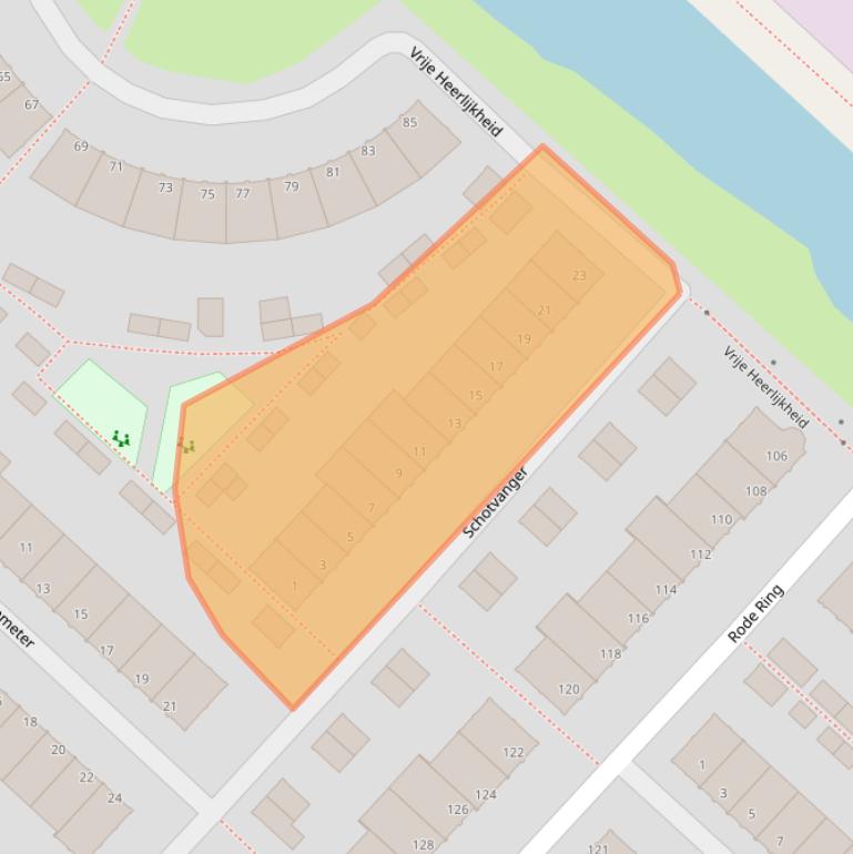 Kaart van postcodegebied 1566MA.