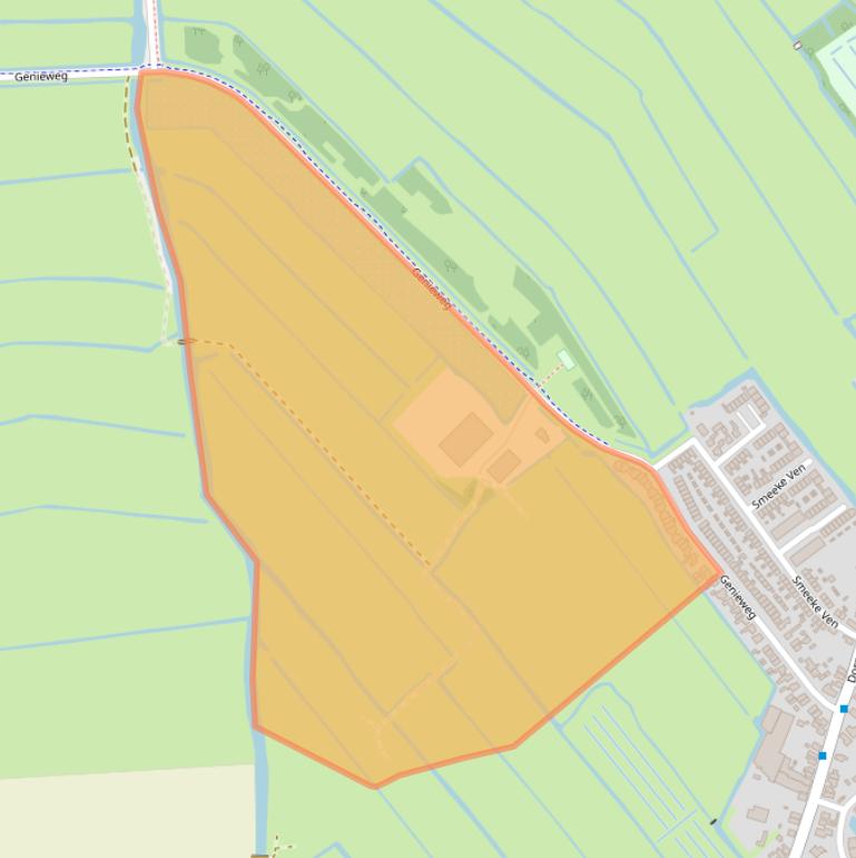 Kaart van postcodegebied 1566NM.