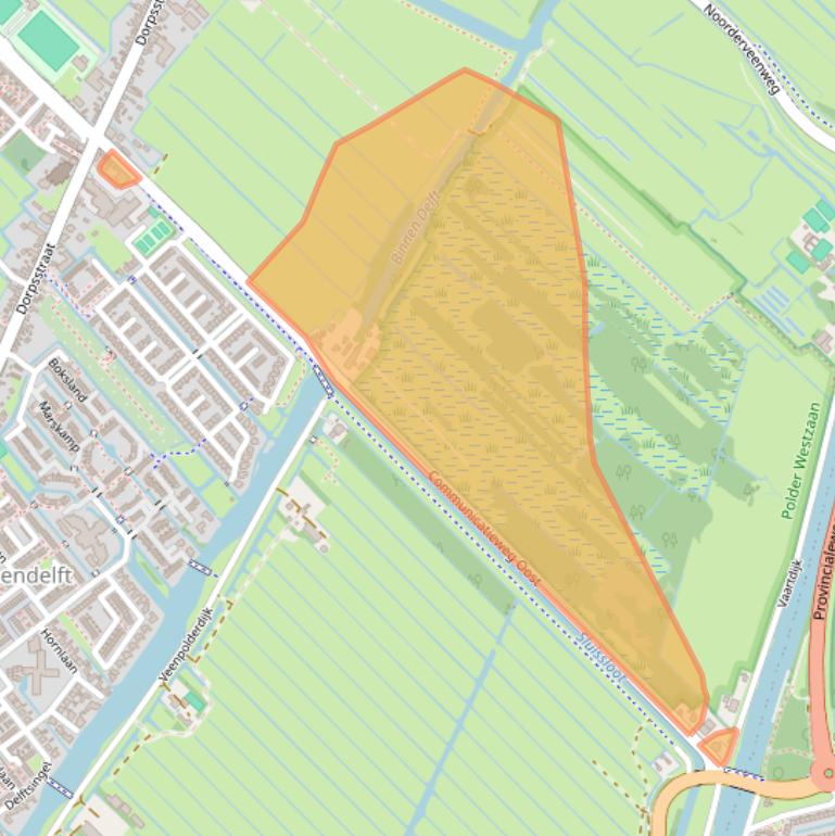 Kaart van postcodegebied 1566PK.