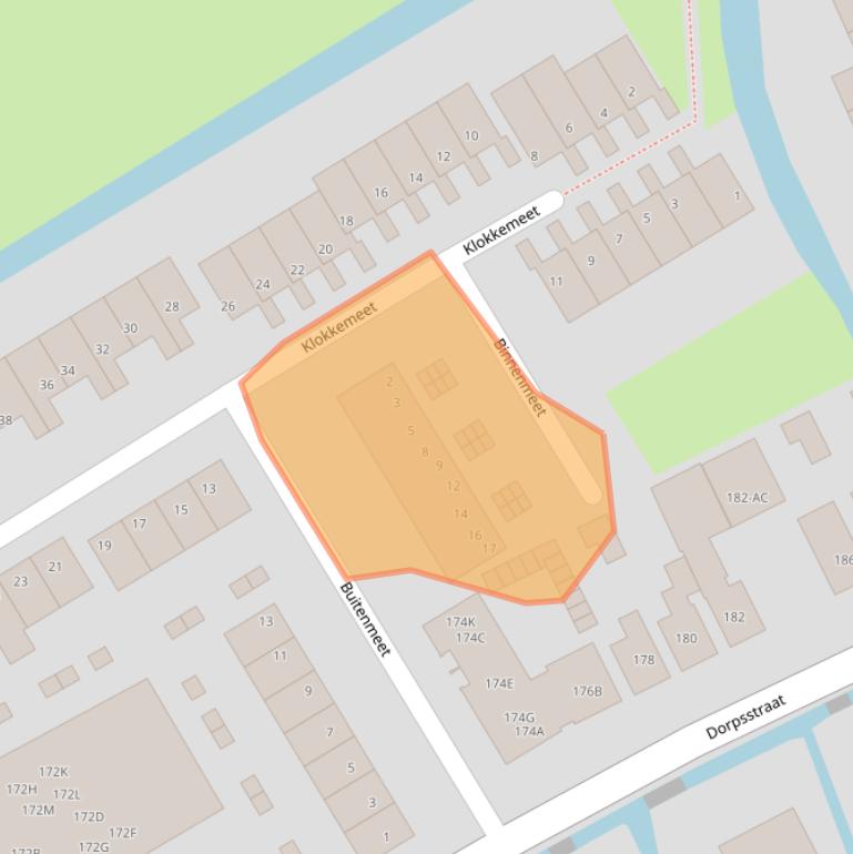 Kaart van postcodegebied 1566RL.