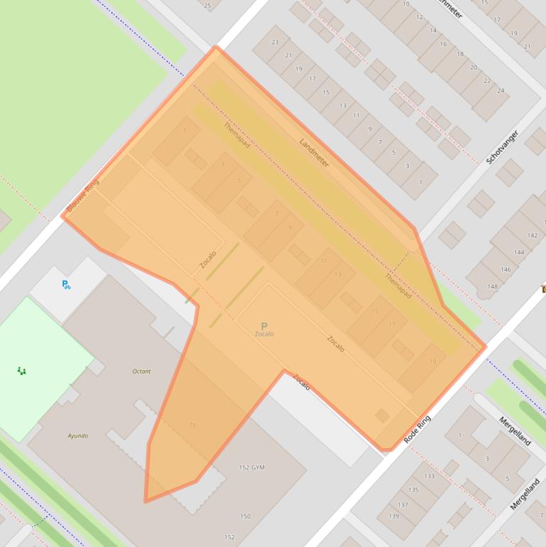 Kaart van postcodegebied 1566SN.