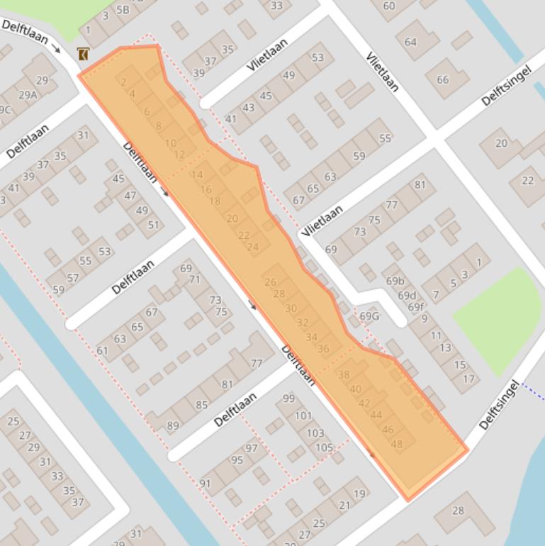 Kaart van postcodegebied 1566VD.