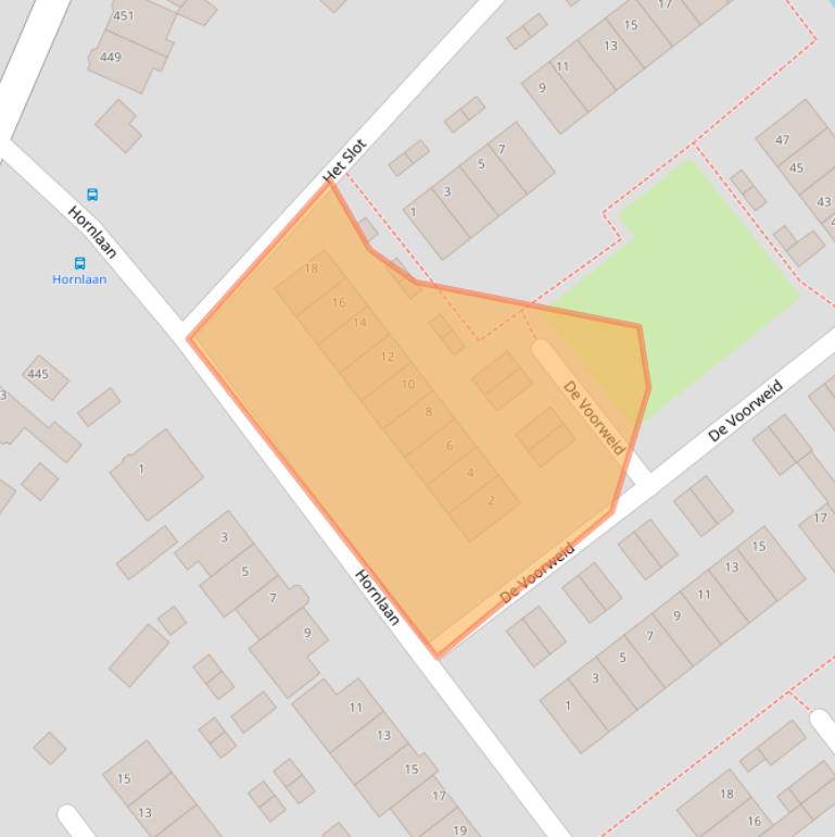 Kaart van postcodegebied 1566XL.